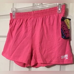 Soffe Girl’s Cheer Dance Active Pull On Shorts Cotton Candy Pink NEW Sz 16 - XL